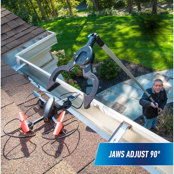 6 ft. to 10.5 ft. Extendable Telescopic Grabber Tool - Rugged Reacher XL with Adjustable Jaw Angle