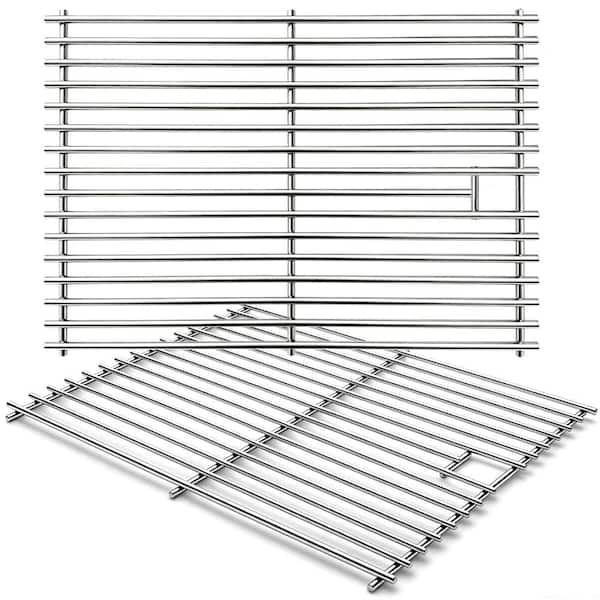 17 x 13 in 7MM Stainless Steel Grill Grates for Nexgrill 4-Burner 720-0830H and 5-Burner 720-0888N, Set