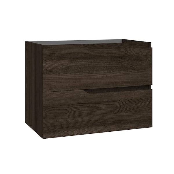 Menta 31.1 in. Bath Vanity Cabinet without Top in Wenge Assembled