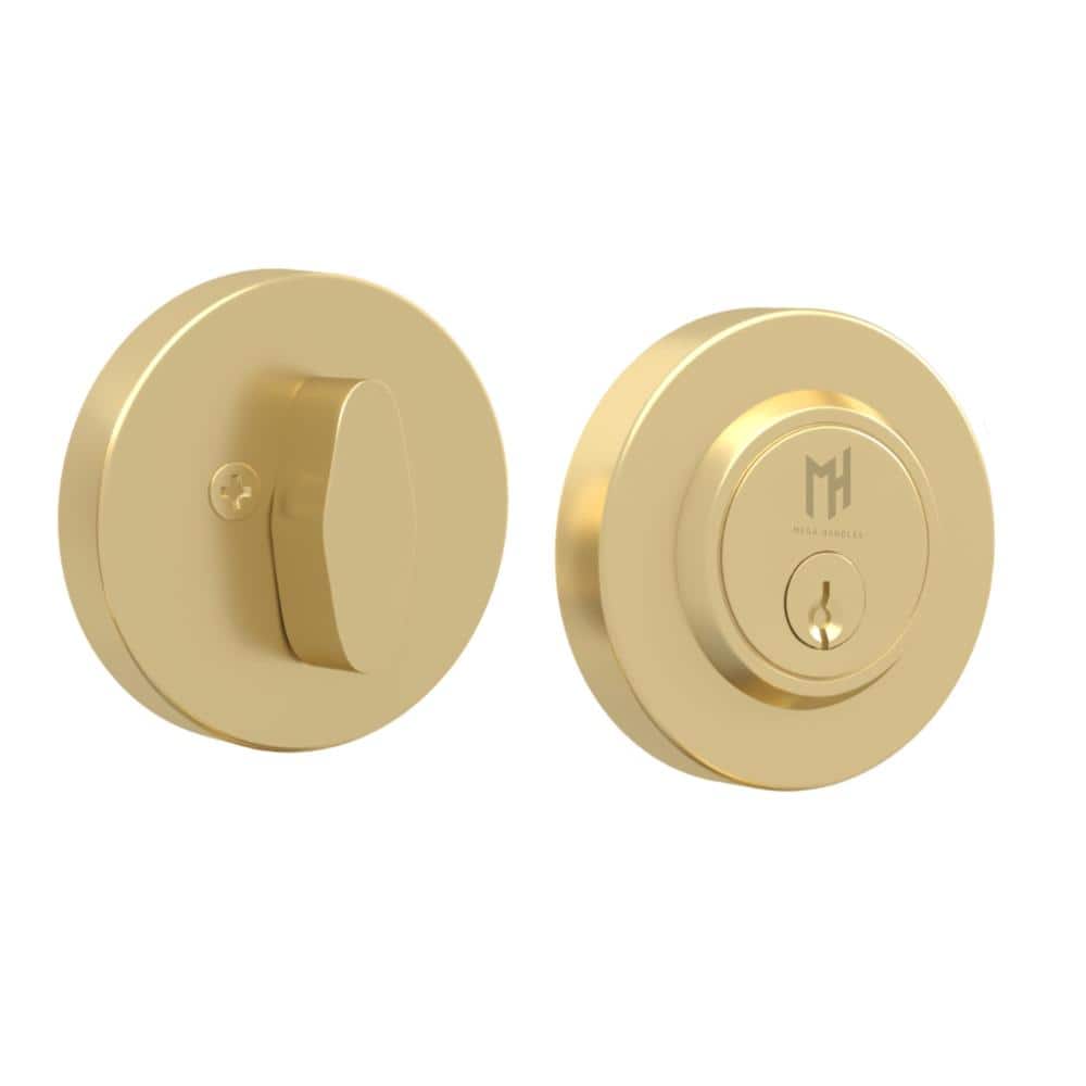 Ronn Entrance Deadbolt Lock, Satin Brass price history on PriceWatchPro