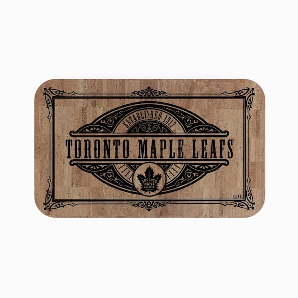 FANMATS NHL Toronto Matple Leafs 18 in. x 30 in. Cork Comfort Mat