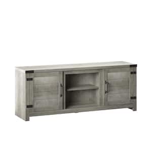 60 in. Valley Pine TV Stand Fits TV's up to 65 in. with Planked Doors and Nail Head Details