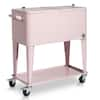 Karl home 80 qt. Food and Beverage Hard-Side Patio Cooler Pink 993394375444