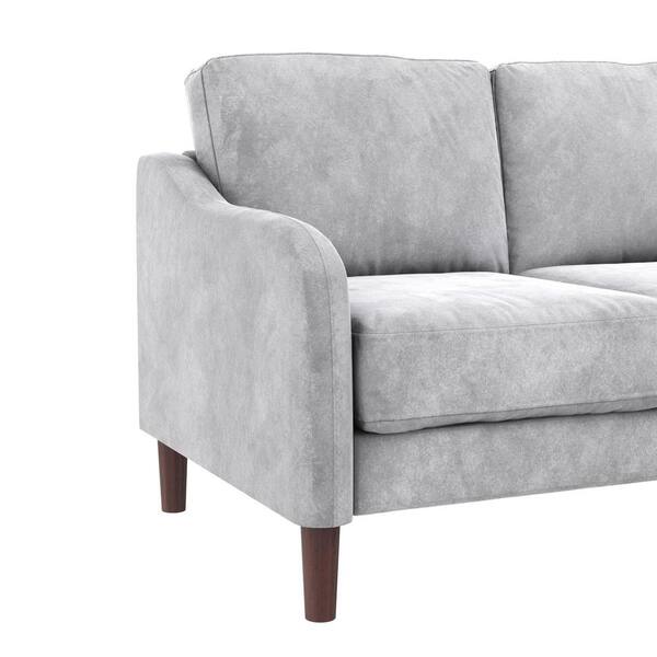 Furniture of America Metalora 64 in. Beige and Teal Chenille 2-Seat  Loveseat with Pillows IDF-2287-LV - The Home Depot