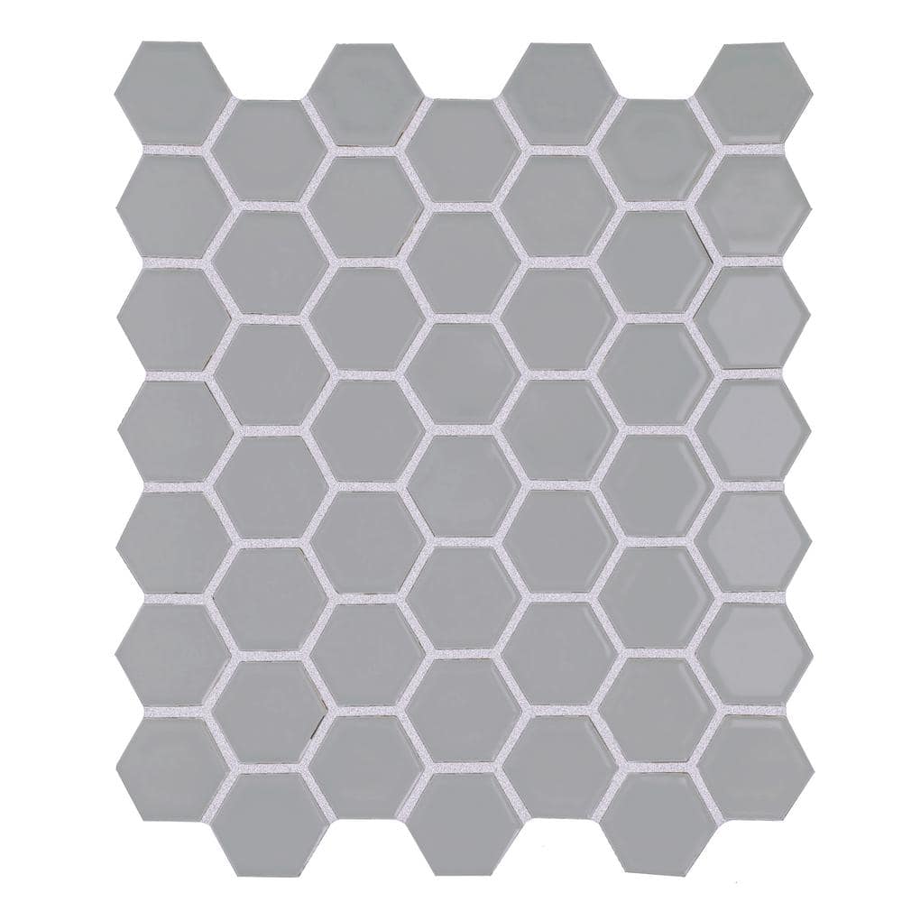 Restore Dove Gray 12 in. x 10 in. Glazed Ceramic Hexagon Mosaic Tile (9.72 sq. ft./Case) price history on PriceWatchPro