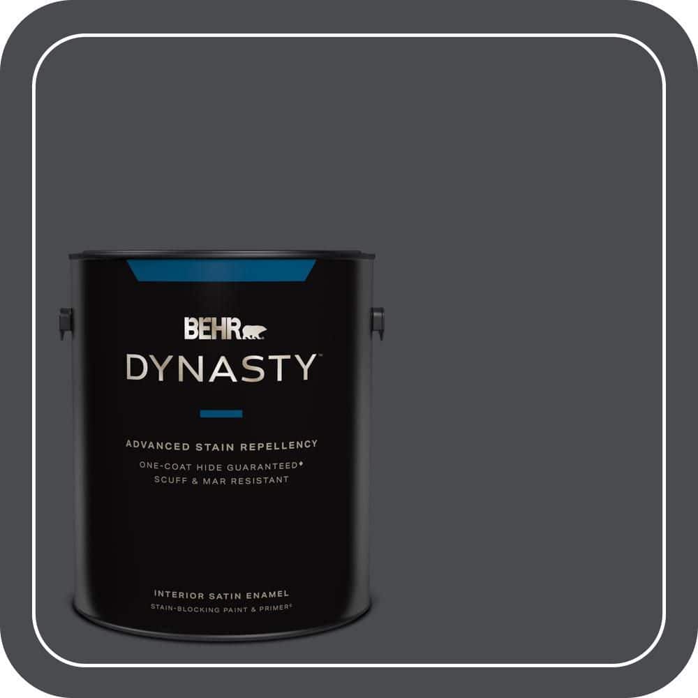 1 gal. #N500-7 Night Club One-Coat Hide Satin Enamel Interior Stain-Blocking Paint and Primer price history on PriceWatchPro