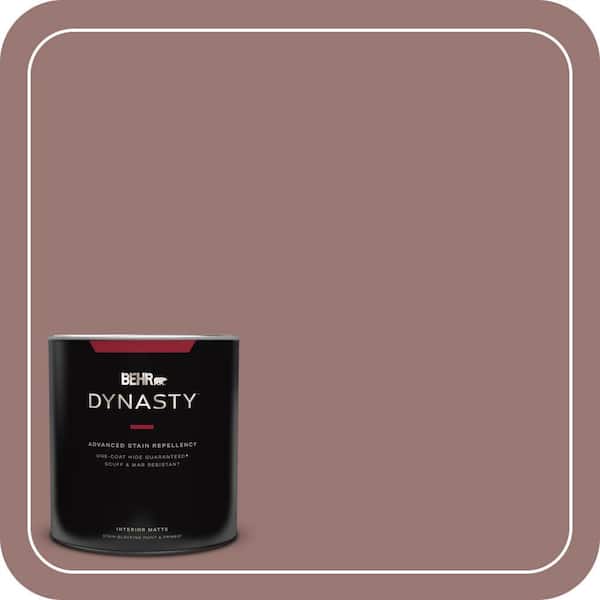 BEHR DYNASTY 1 qt. #120F-5 Hickory Stick Matte Interior Stain-Blocking Paint and Primer