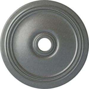 24 in. x 3-5/8 in. ID x 1-1/4 in. Diane Urethane Ceiling Medallion (Fits Canopies upto 6-1/4 in.), Platinum