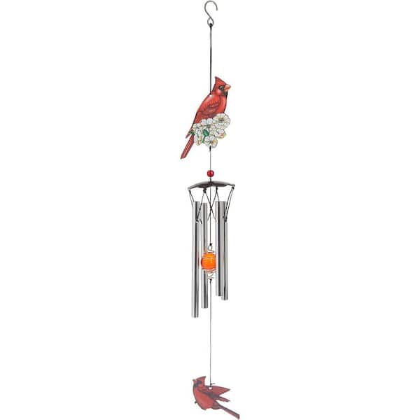 Misopily Spoontiques Cardinal Metal Wind Chime