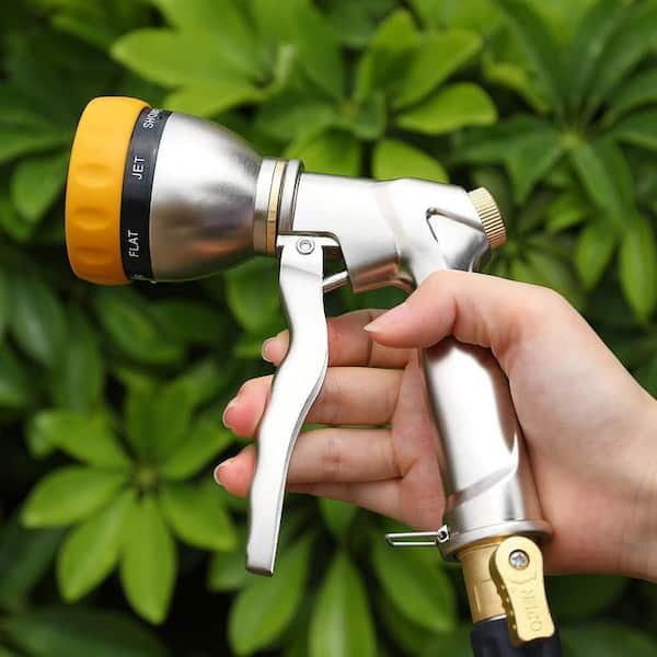 Unbranded Garden Hose Nozzle Sprayer, 100% Heavy Duty Metal Water Hose  Sprayer with 7 Spray Patterns B09KRR4TBW