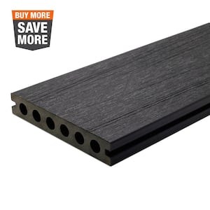 UltraShield Natural Voyager 1 in. x 6 in. x 8 ft. Hawaiian Charcoal Hollow Composite Decking Board