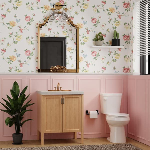 2-Piece 1.28 GPF Single Flush Elongated ADA Chair Height Toilet in White, Slow-Close Seat Included