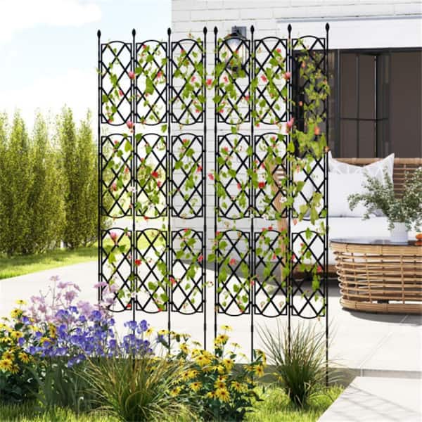 Phewnyzo 19 in. L x 64 in. H Outdoor Plant Support Trellis, 3 Phewnyzo 19 in. L x 64 in. H Outdoor Plant Support Trellis, 3