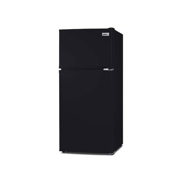 Summit Appliance 4.3 cu. ft. Top Freezer Refrigerator in Black