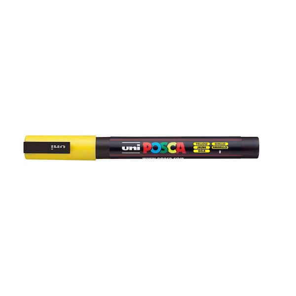 POSCA PC-3M Fine Bullet Paint Marker, Yellow