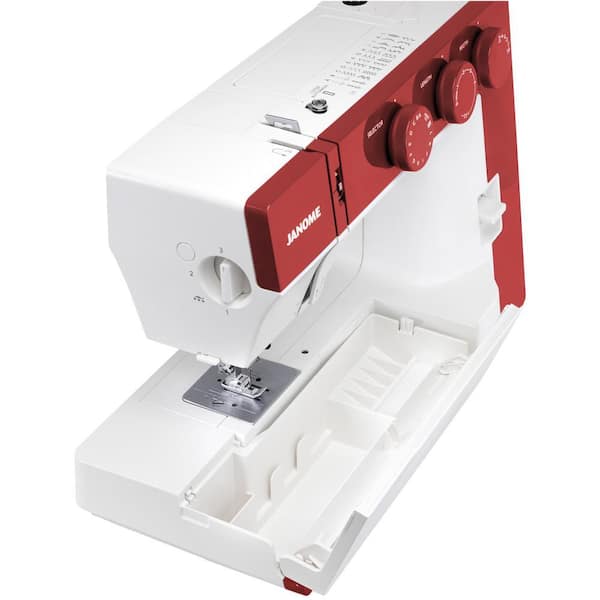 JANOME 1522 RD型ミシン Janome 1522-RD 22 Stitch Sewing Machine with Wide Sewing Bed