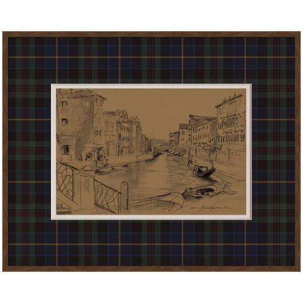 Carlisle "Venice Canal" by The Smithsonian American Art Museum City Framed Art Print 33 in. x 41 in.