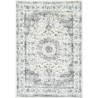 Nuloom Verona Vintage Persian Gray 9 Ft X 12 Ft Area Rug Rzbd07b 9012 The Home Depot