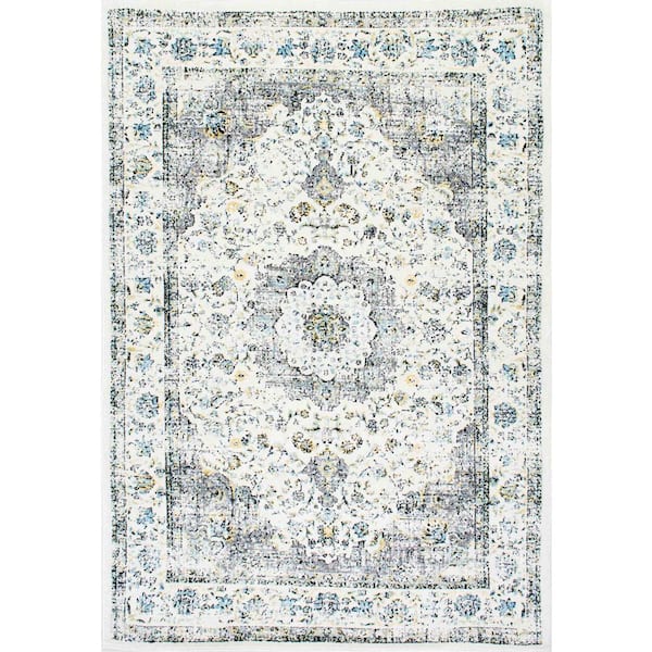 nuLOOM Verona Vintage Persian Gray 4 ft. x 6 ft. Area Rug