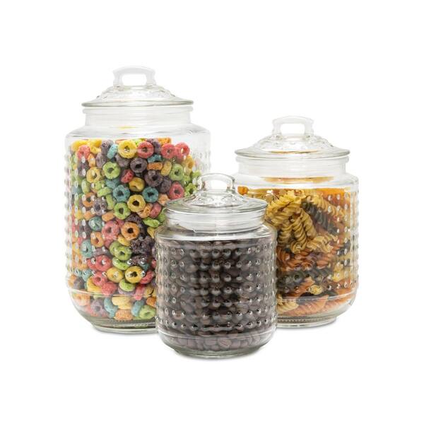 6 Tier Decorative Round Plastic Spice Jars With Lids, Decorative Stackable  Snack Storage Canister With Lid For Dry Foods, Fruit, Nuts, Coffee Bean  Kitchen Decoration, Apartment Essentials, College Dorm Essentials, Back To