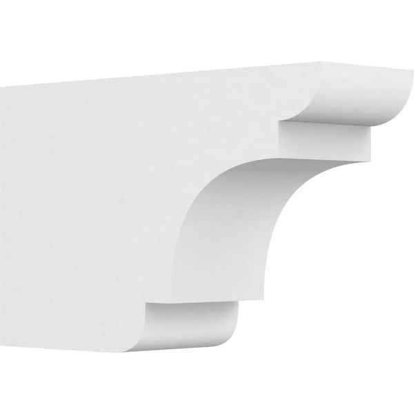 Ekena Millwork 5 in. W x 10 in. H x 16 in. L Standard New Brighton Architectural Grade PVC Rafter Tail