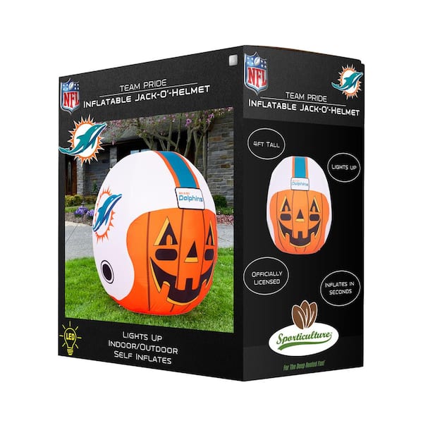 Miami Dolphins Football Player Foam Helmet Head Face Mask Costume Halloween