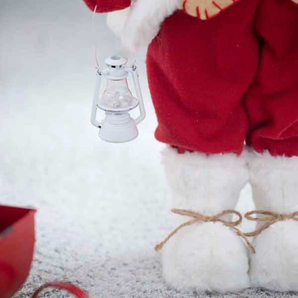23.6 in. Christmas Standing Santa, Xmas Decorations, Christmas