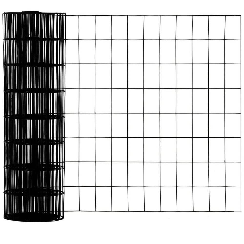 50 ft. x 3 ft. H 16-Gauge Hardware Cloth 2 in. x 3 in. Black Metal PVC Coated Welded Wire Mesh Fence for Chicken Garden price history on PriceWatchPro