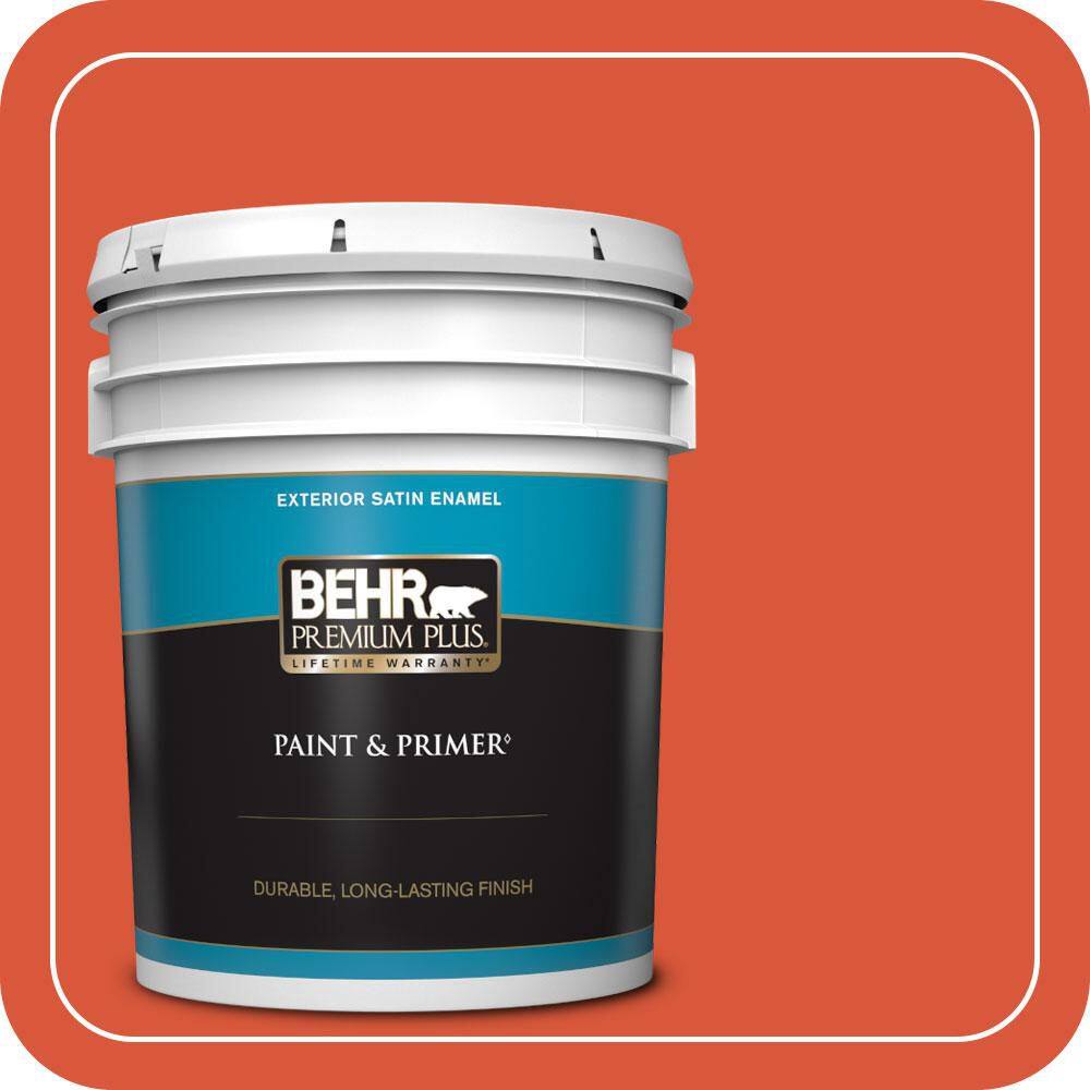 5 gal. Home Decorators Collection #HDC-MD-10G Mod Orange Satin Enamel Exterior Paint & Primer price history on PriceWatchPro