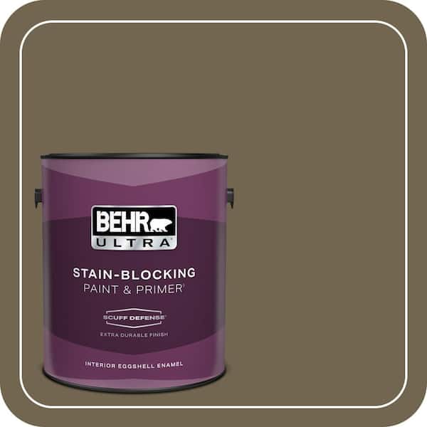 BEHR ULTRA 1 gal. #N330-7 Adventurer Extra Durable Eggshell Enamel Interior Paint & Primer