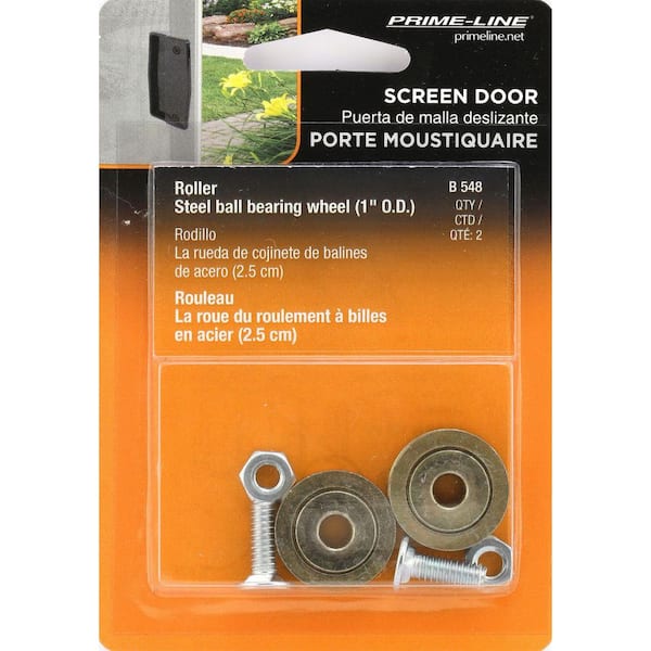 Prime-Line 1 in. Sliding Screen Door Ball Bearing Bottom Roller
