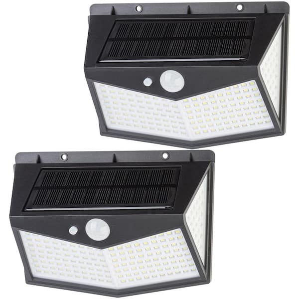 Alaterre Furniture Pure Garden 20 Lumen Outdoor Solar Flood Lights 2