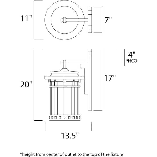 Santa Barbara DC-Outdoor Wall Lantern Sconce