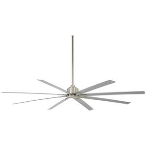 Xtreme H2O 84 in. Indoor/Outdoor Brushed Nickel Wet Ceiling Fan with Remote Control