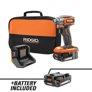 18V SubCompact Brushless Cordless Impact Driver Kit with 2.0 Ah Battery, Charger, and Extra 2.0 Ah Battery