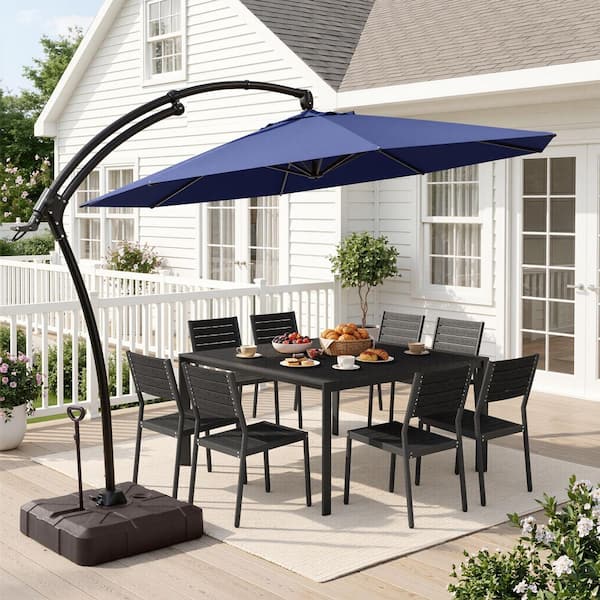 Crestlive Products 11 ft. Octagon Outdoor Offset Umbrella w/350