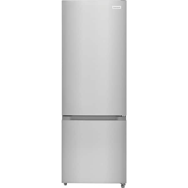 24 in. 12 cu. ft. Counter Depth Bottom Freezer Refrigerator in Smudge Proof Stainless Steel Look