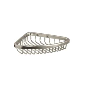 Small Shower Basket in Vibrant Polished Nickel