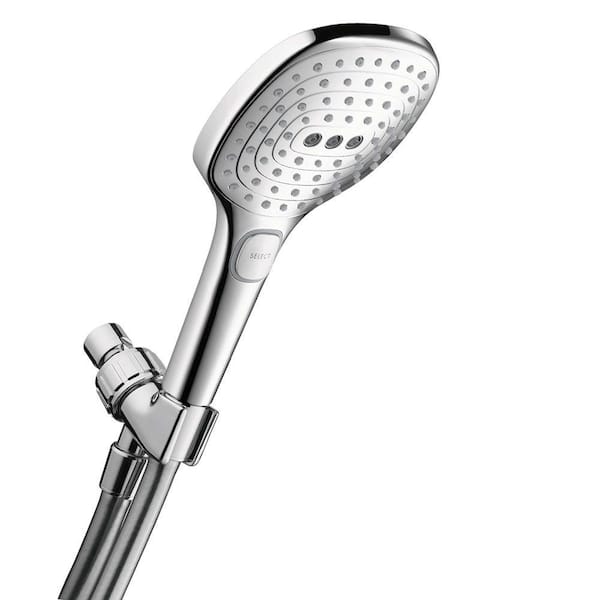 Hansgrohe 3-Spray Raindance Select E 120 Air Hand Shower Set in Chrome