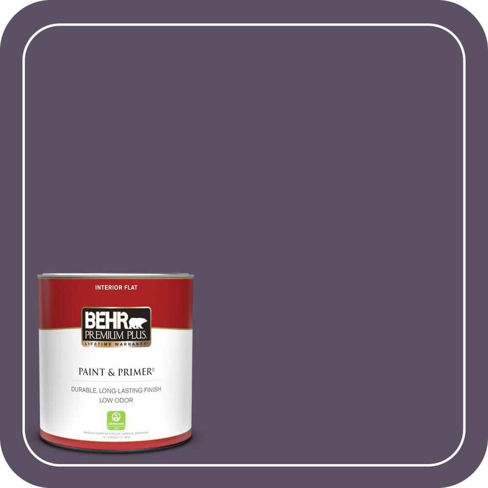 1 qt. #660F-7 Napa Grape Flat Low Odor Interior Paint & Primer price history on PriceWatchPro
