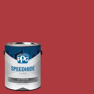 1 gal. PPG1187-7 Red Gumball Satin Exterior Paint
