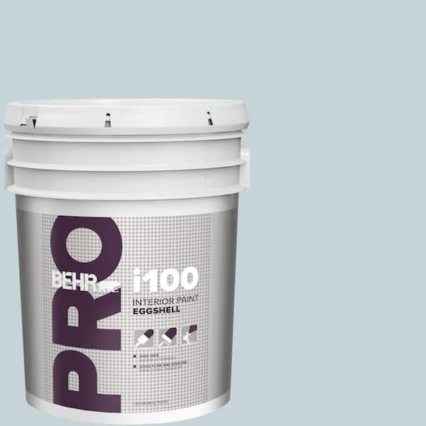 5 gal. #PPL-73 Tranquil Sea Eggshell Interior Paint