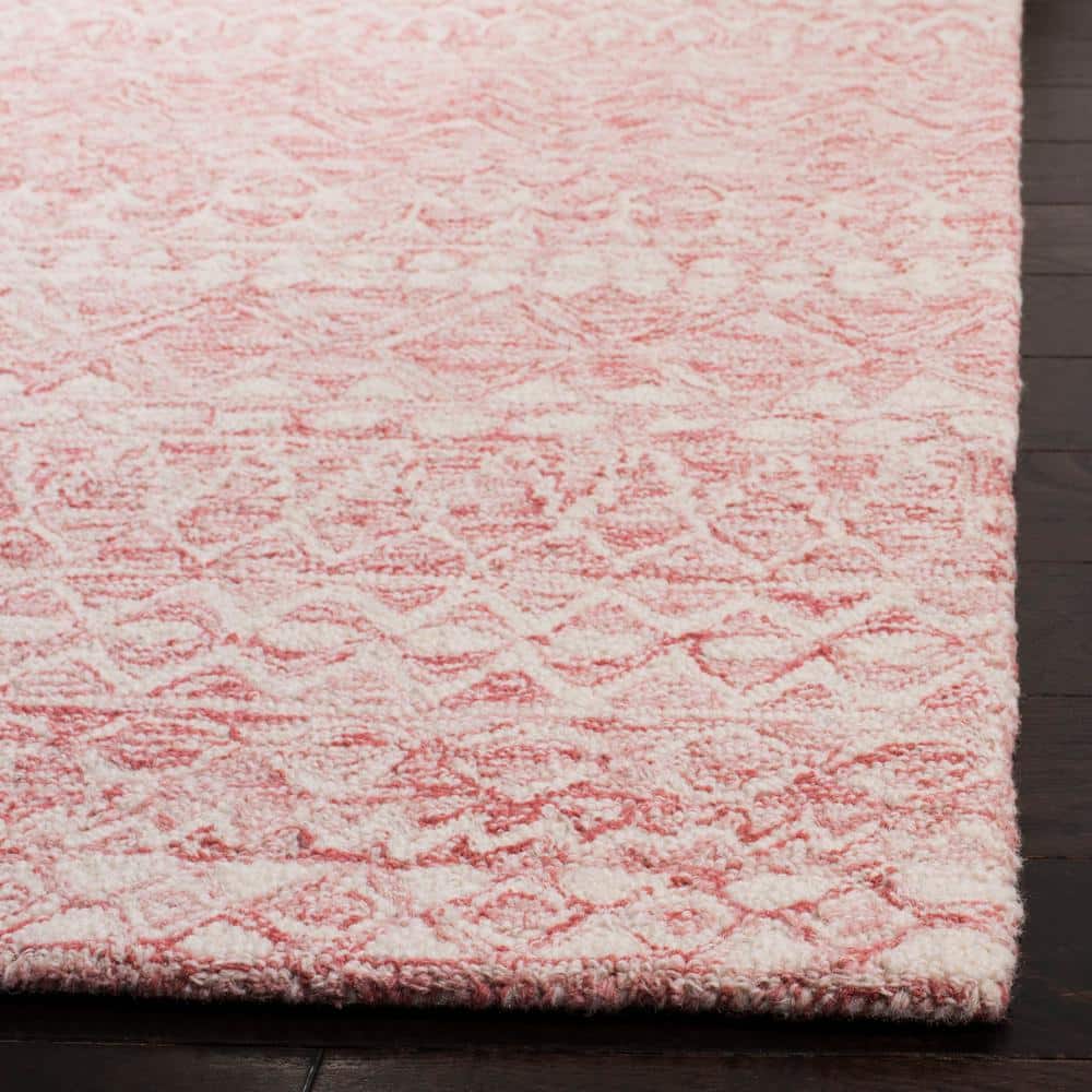 Ivory Elegance 8' x 10' Handmade Wool Tufted Rectangular Rug