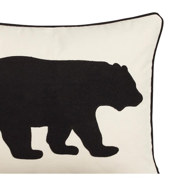 Black clearance bear pillow