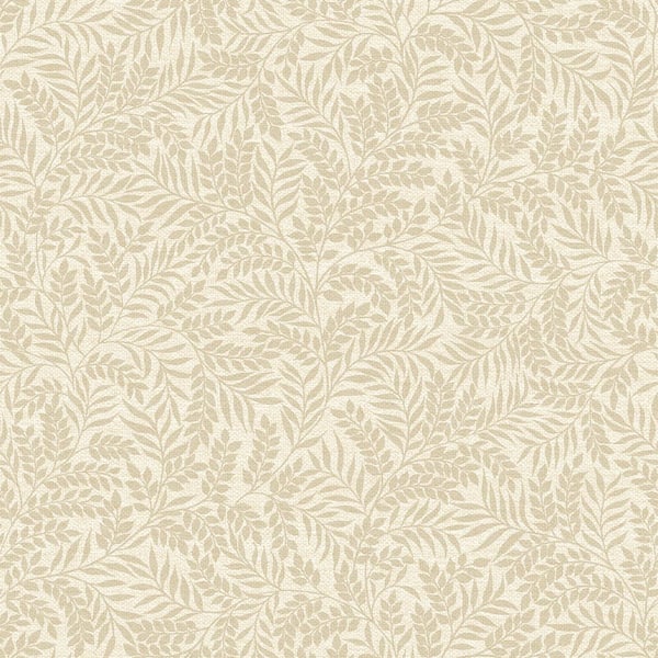 HOLDEN Mini Leaf Trail Beige Non-Pasted Wallpaper (Covers 56 sq. ft.)