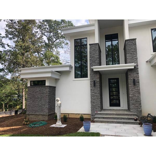 Evolve Stone NR-DV-PS-F Non-Rated District View Style Phantom Shadow Color Flat Stone Mortarless Veneer (14.25 sq. ft. per Box) Evolve Stone NR-DV-PS-F Non-Rated District View Style Phantom Shadow Color Flat Stone Mortarless Veneer (14.25 sq. ft. per Box) - 3