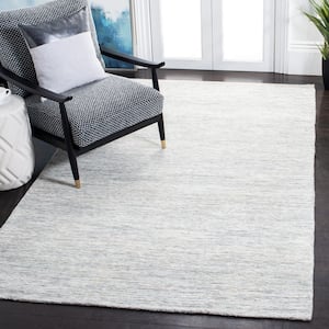 Metro Sage/Ivory 5 ft. x 8 ft. Solid Color Gradient Area Rug