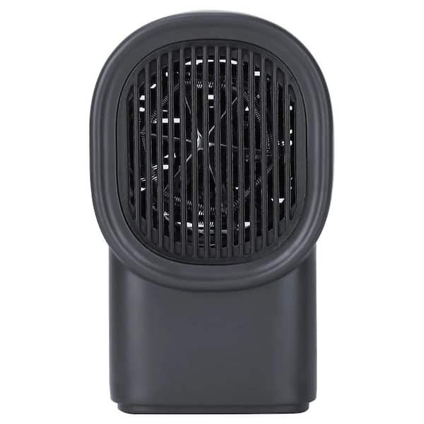 Etokfoks 500-Watt Black Portable Electric Heater Personal Small Space Heater Mini Desktop Fan Heater Personal for Home Office