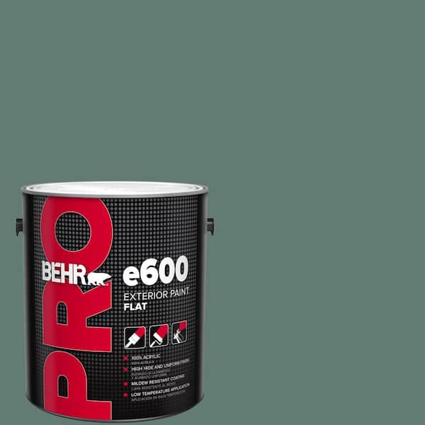 BEHR PRO 1 gal. #S430-6 Forest Edge Flat Exterior Paint