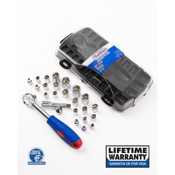 1/4 in. and 3/8 in. Socket Set (27-Piece)